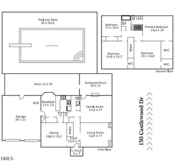 130 Castlewood Dr, Cary, NC 27511