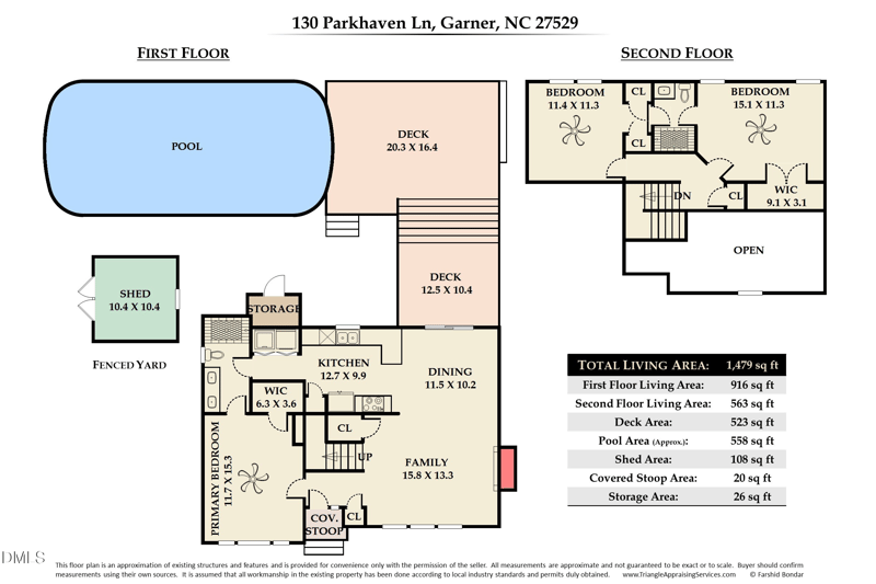 130 Parkhaven Ln, Garner, NC 27529