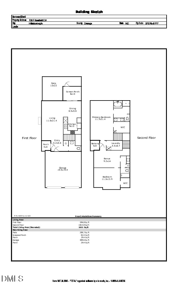 1301 Bartlett Cir, Hillsborough, NC 27278