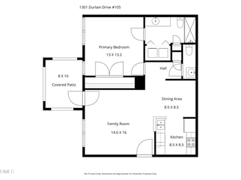 1301 Durlain Dr #105, Raleigh, NC 27614