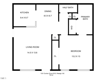 1301 Durlain Dr, Raleigh, NC 27614
