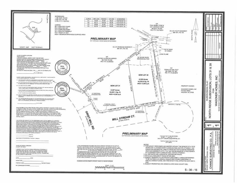 1301 Mill Stream Ct Lot 31, Raleigh, NC 27615