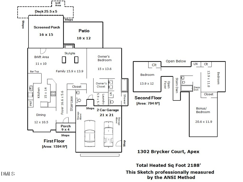 1302 Brycker Ct, Apex, NC 27502