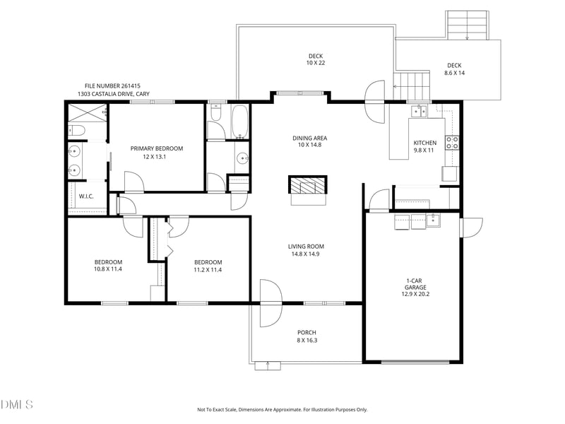 1303 Castalia Dr, Cary, NC 27513
