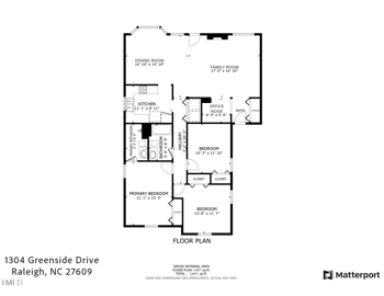 1304 Greenside Dr, Raleigh, NC 27609