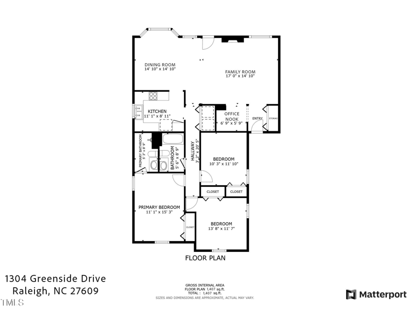1304 Greenside Dr, Raleigh, NC 27609