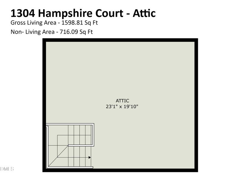 1304 Hampshire Ct, Raleigh, NC 27612