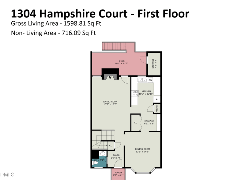 1304 Hampshire Ct, Raleigh, NC 27612