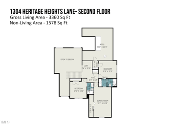 1304 Heritage Heights Ln, Wake Forest, NC 27587