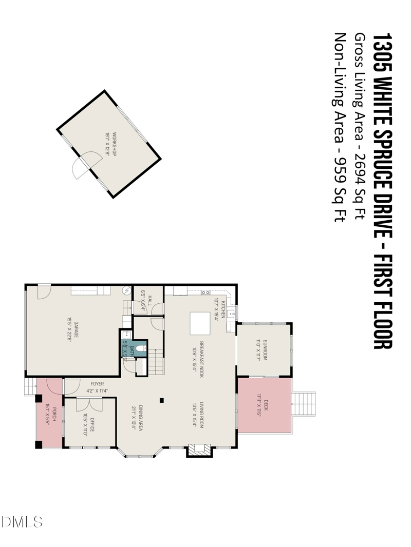 1305 White Spruce Dr, Willow Springs, NC 27592