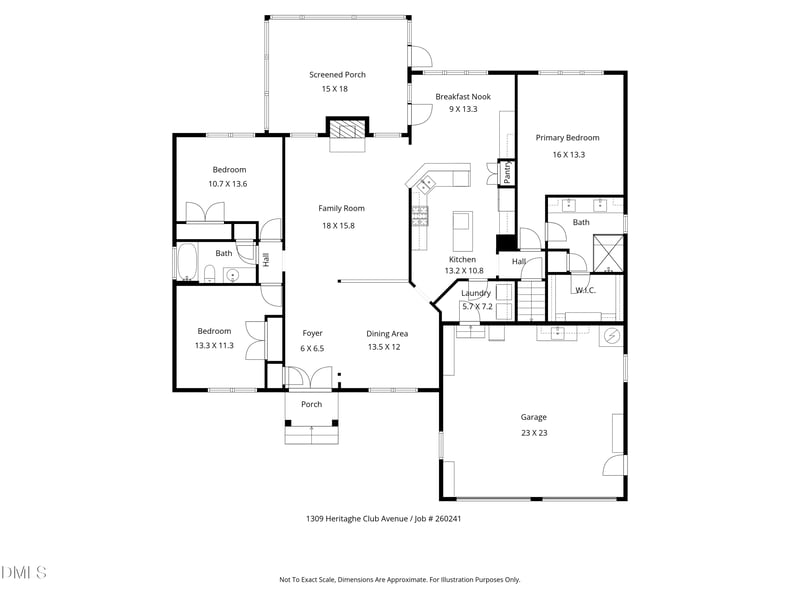 1309 Heritage Club Ave, Wake Forest, NC 27587