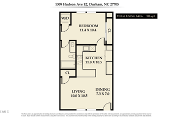 1309 Hudson Ave #D3, Durham, NC 27705