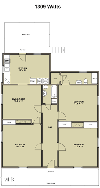 1309 Watts St, Durham, NC 27701