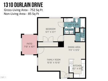 1310 Durlain Dr, Raleigh, NC 27614