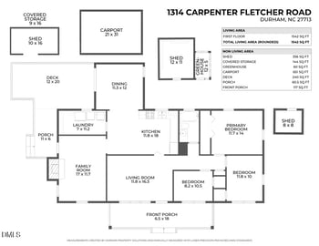1314 Carpenter Fletcher Rd, Durham, NC 27713