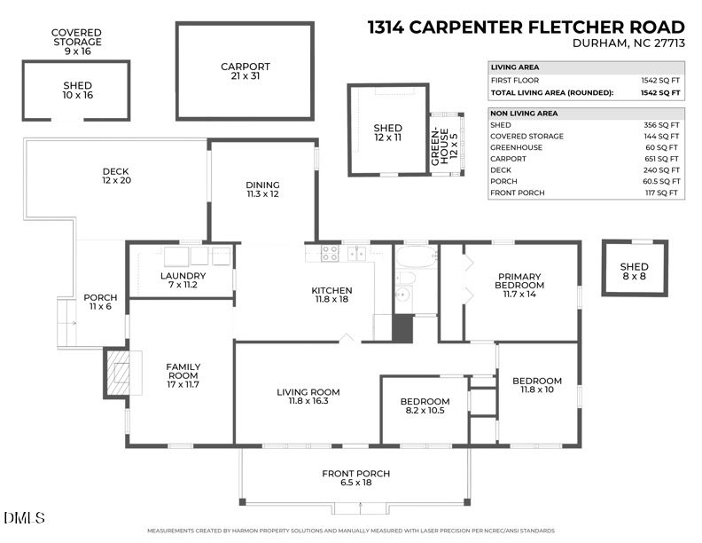 1314 Carpenter Fletcher Rd, Durham, NC 27713