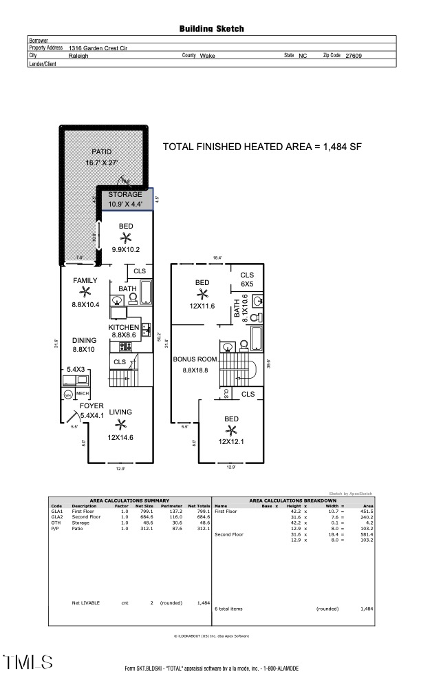 1316 Garden Crest Cir, Raleigh, NC 27609