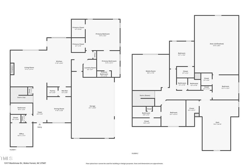 1317 Mackinaw Dr, Wake Forest, NC 27587
