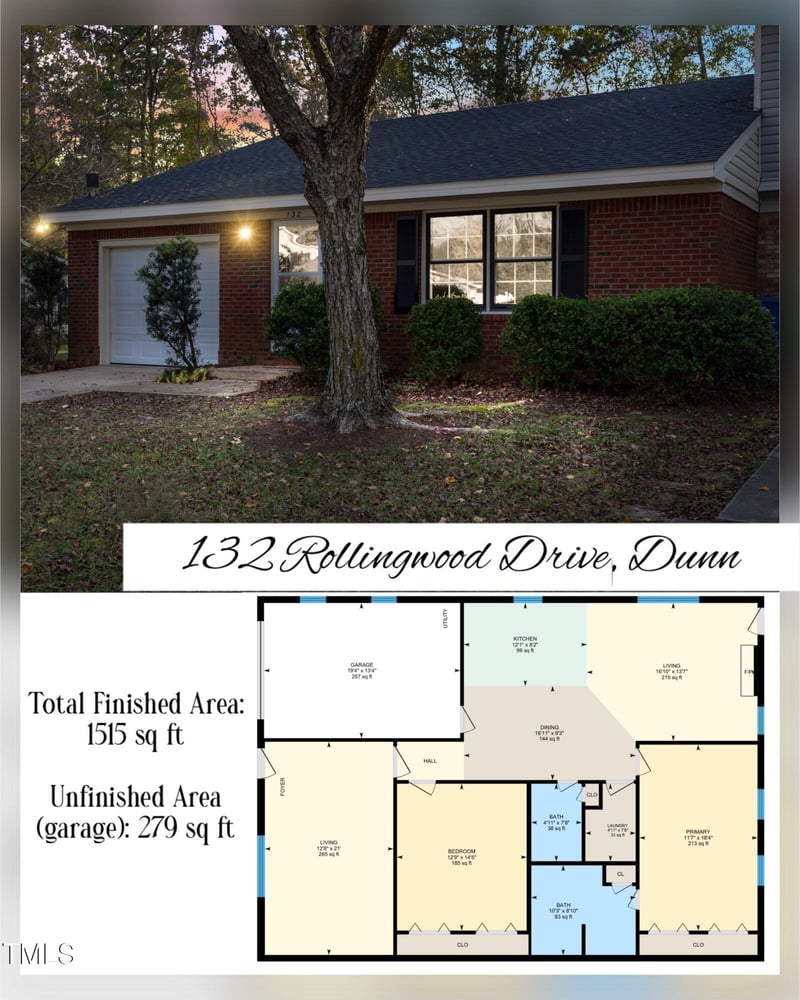 132 Rollingwood Dr, Dunn, NC 28334