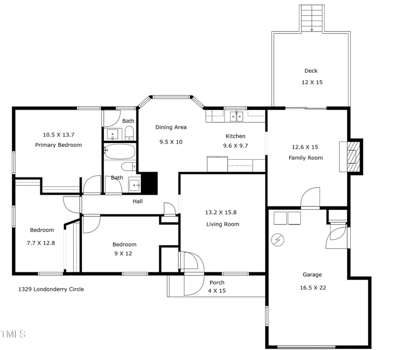 1320 Londonderry Cir, Raleigh, NC 27610