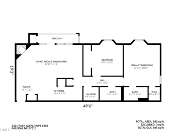 1321-302 Park Glen Dr #Building 8j, Raleigh, NC 27610