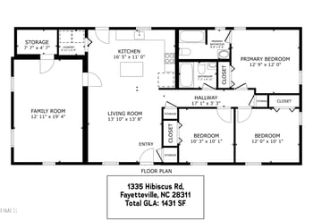 1335 Hibiscus Rd, Fayetteville, NC 28311