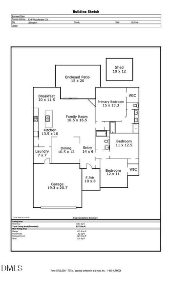 134 Woodwater Cir, Lillington, NC 27546