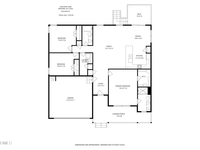 1346 Ohio Ln, Sanford, NC 27332