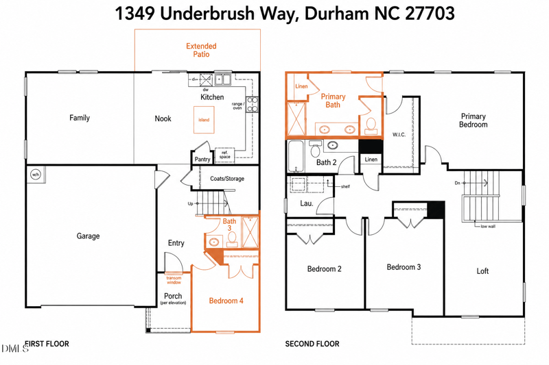 1349 Underbrush Dr, Durham, NC 27703