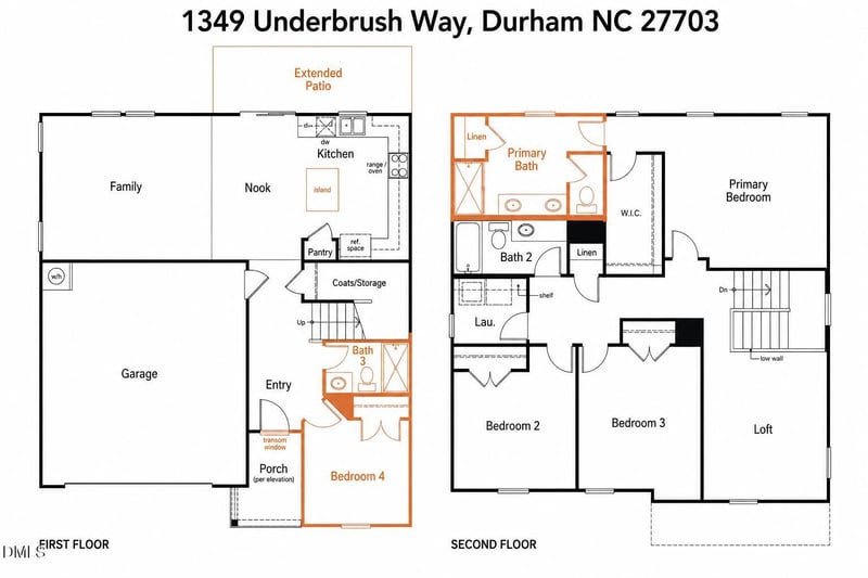 1349 Underbrush Dr, Durham, NC 27703