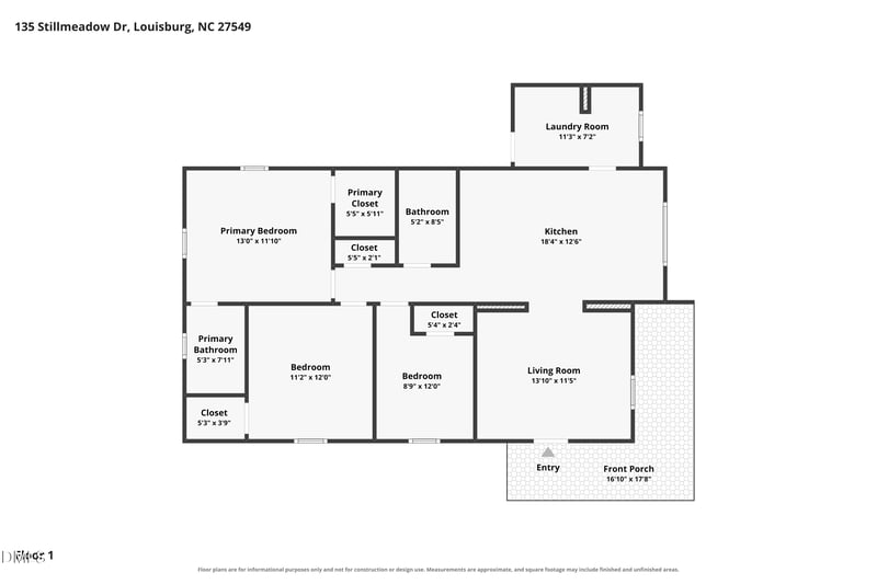 135 Stillmeadow Dr, Louisburg, NC 27549