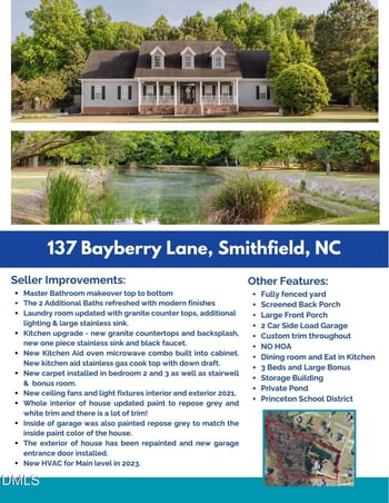 137 Bayberry Ln, Smithfield, NC 27577