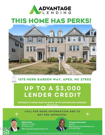 1375 Herb Garden Way, Apex, NC 27502