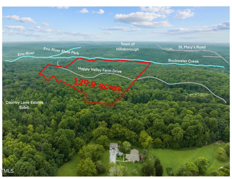 1400 Happy Valley Farm Dr, Hillsborough, NC 27278