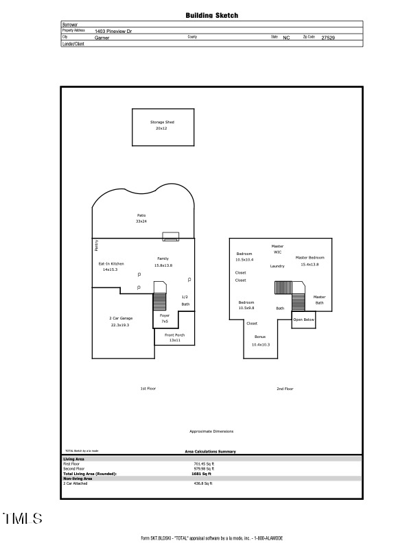 1403 Pineview Dr, Garner, NC 27529