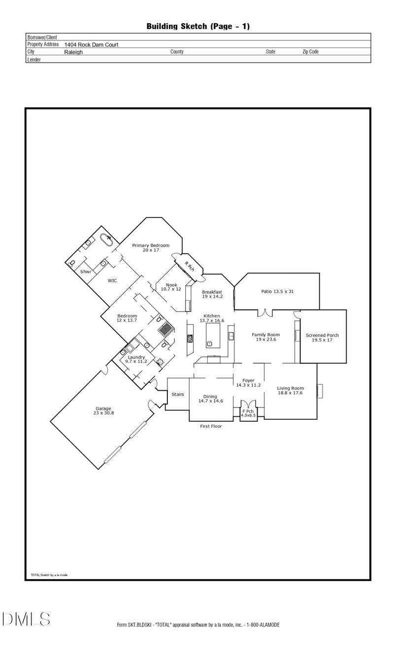 1404 Rock Dam Ct, Raleigh, NC 27615