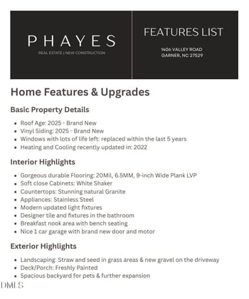 1406 Valley Rd, Garner, NC 27529