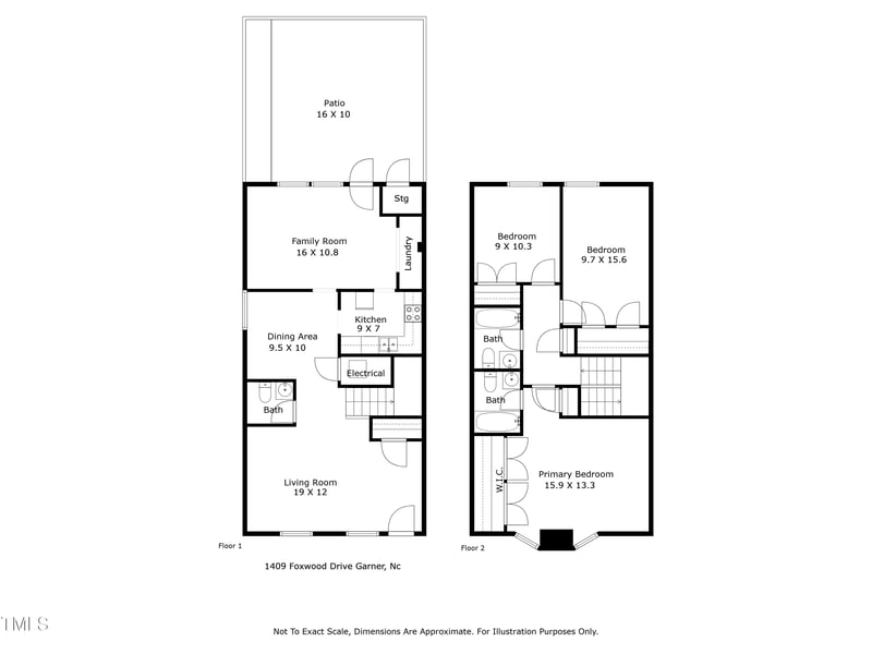 1409 Foxwood Dr, Garner, NC 27529