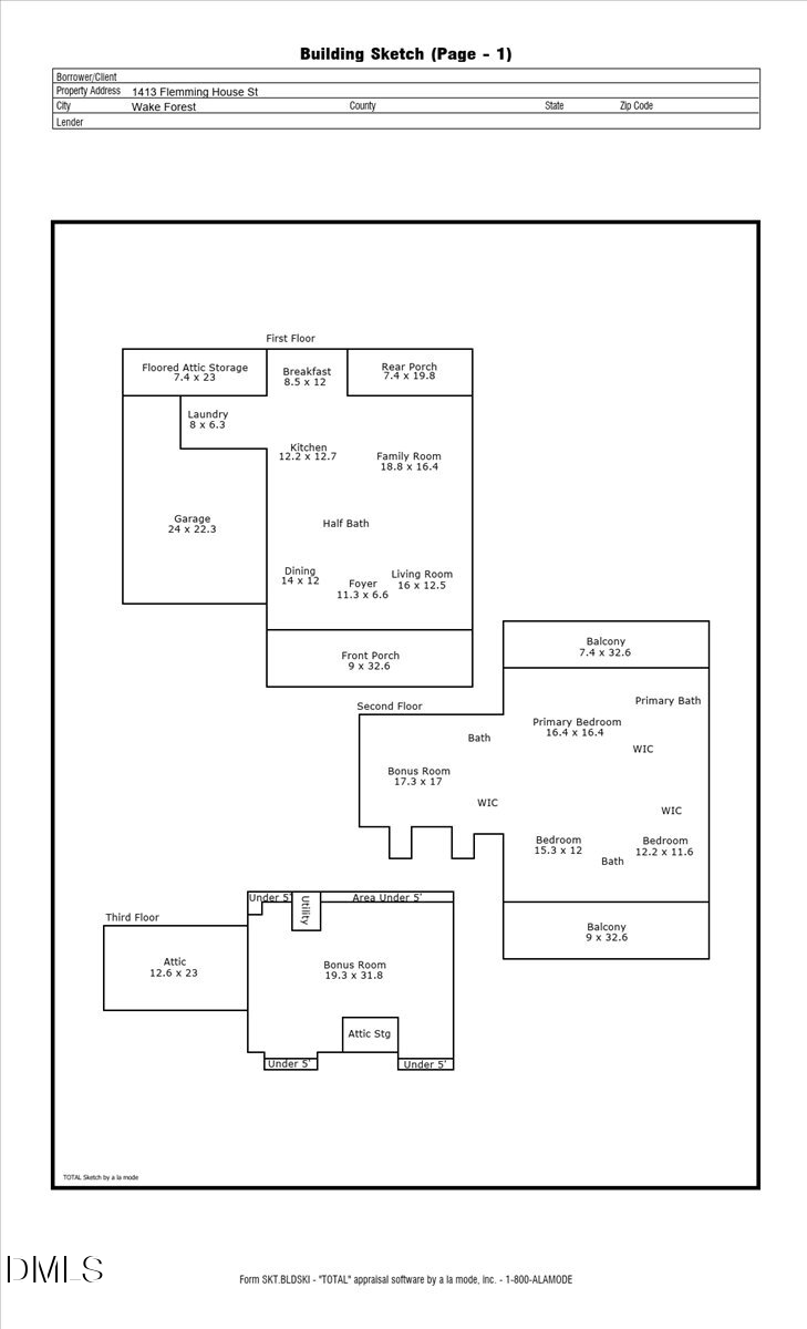 1413 Flemming House St, Wake Forest, NC 27587
