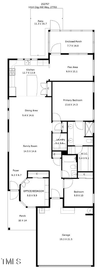 1414 Clay Hill Way, Durham, NC 27703