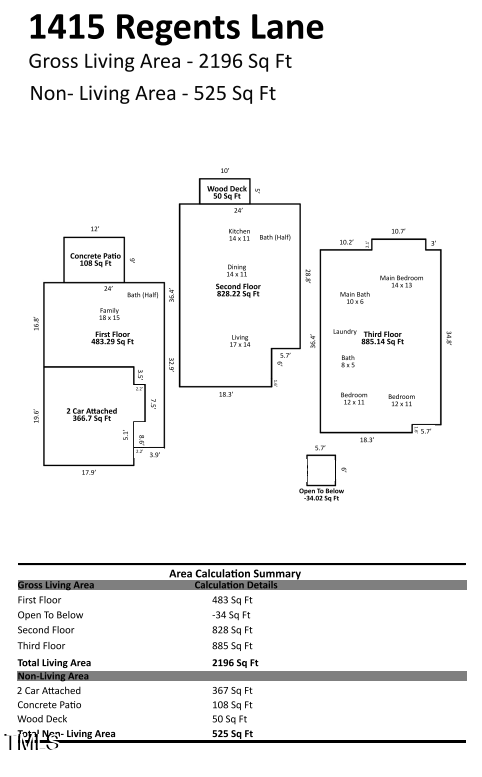1415 Regents Ln, Apex, NC 27502