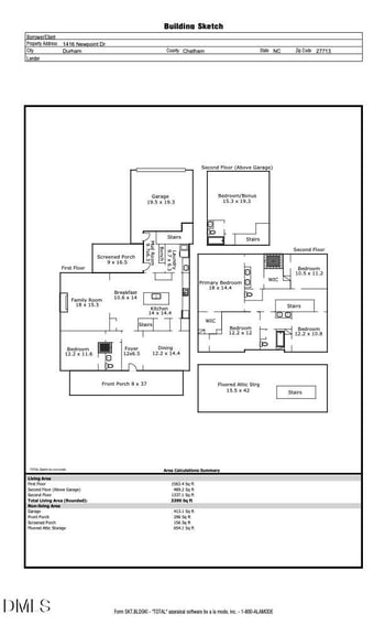 1416 Newpoint Dr, Durham, NC 27713