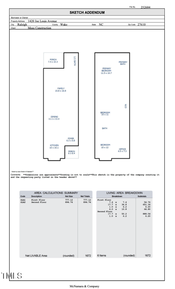 1418 Joe Louis Ave, Raleigh, NC 27610
