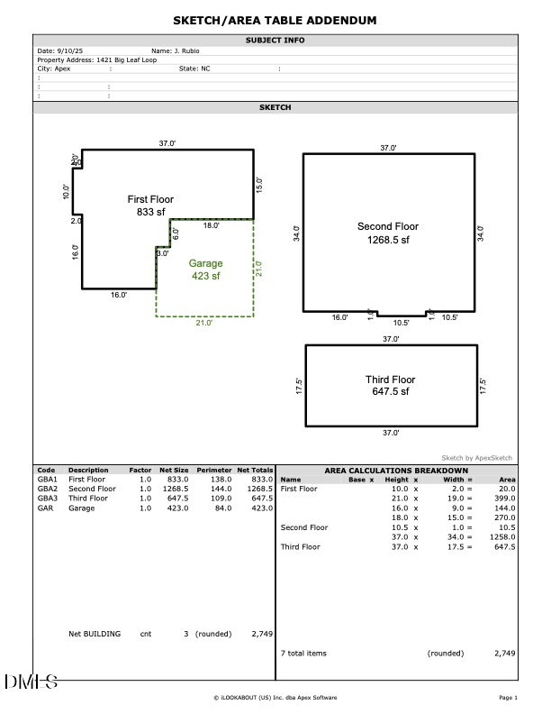 1421 Big Leaf Loop, Apex, NC 27502