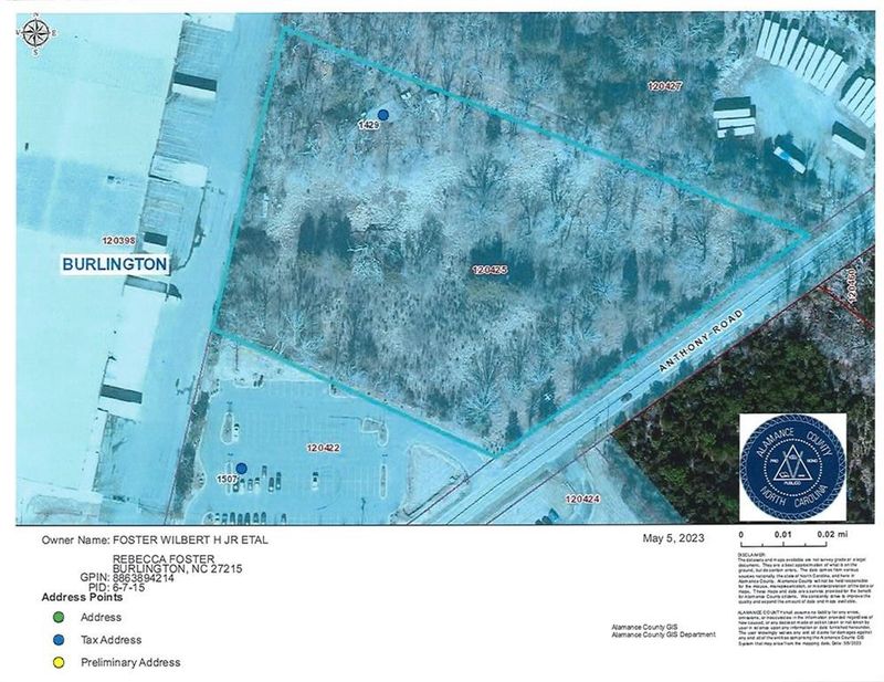 1429 Anthony Rd, Burlington, NC 27215