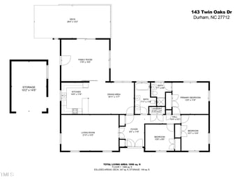 143 Twin Oaks Dr, Durham, NC 27712