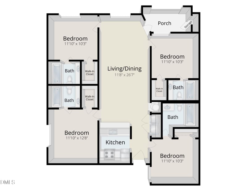 1431 Collegiate Cir #101, Raleigh, NC 27606