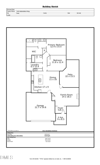 1443 Abbotsford Way, Cary, NC 27519