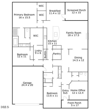 1449 Commons Ford Pl, Apex, NC 27539