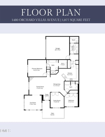 1480 Orchard Villas Ave, Apex, NC 27502